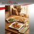 PORMEL MELAMİN KARE SERVİS TABAK 25CM