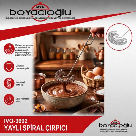 IVO-3692 YAYLI SPİRAL ÇIRPICI
