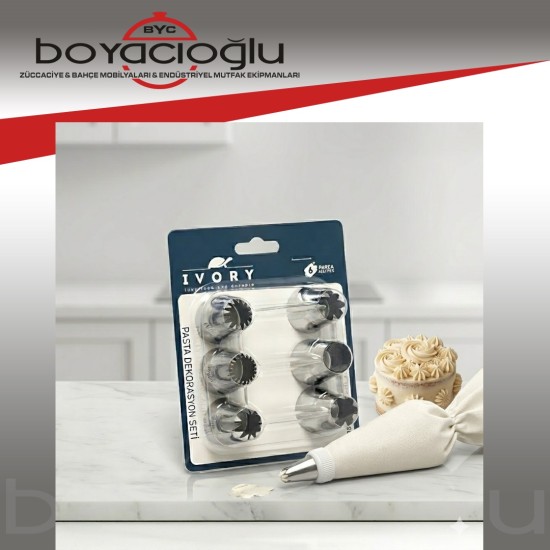 IVORY IVO-PST220 SİLİKON KREMA TORBA DUY SETİ