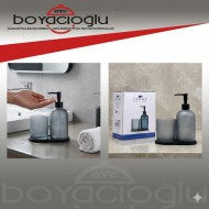 IVORY IVO-SB120 STANDLI İKİLİ SIVI SABUNLUK