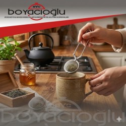 IVORY IVO-SZG101 MAKASLI BİTKİ ÇAY SÜZGEÇ