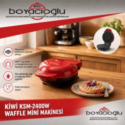 KİWİ KSM-2400W WAFFLE MİNİ MAKİNESİ