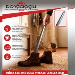 KNİTEX KTX-2149 METAL AYAKKABI ÇEKECEK 50CM