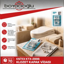 KNİTEX KTX-2896 KLOZET KAPAK VİDASI