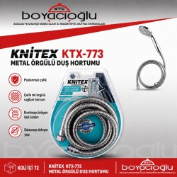 KNİTEX KTX-773 METAL ÖRGÜLÜ DUŞ HORTUMU