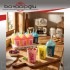 QLUX L-00850 SUMMER PİPETLİ BARDAK