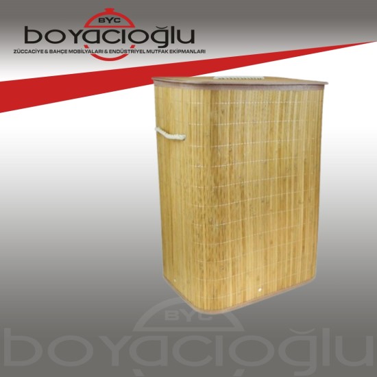 LUCA MIA LM-6018 BAMBU DIKD. KİRLİ ÇAMAŞIR SEPETİ 