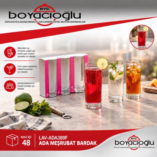 LAV-ADA389F ADA MEŞRUBAT BARDAK