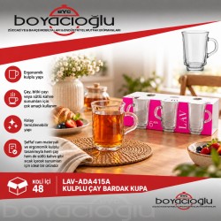 LAV-ADA415A KULPLU ÇAY BARDAK KUPA