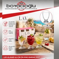 LAV-ALA568E ALA ÇİN ÇİN AYAKLI BARDAK 290CC