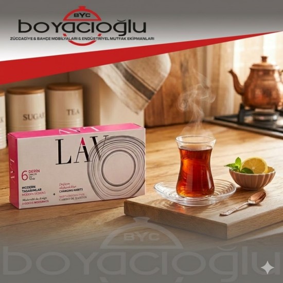 LAV-DRN278F DERİN ÇAY TABAK