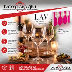 LAV-ELL563A ELLA ŞARAP KADEH 330CC