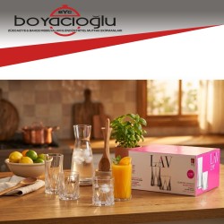 LAV ZOEY S3 BARDAK SETİ 12PRÇ