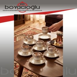 LAVİN LVN47968 6LI KAHVE FİNCAN TK.