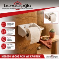 MELODY M-003 AÇIK WC KAĞITLIK