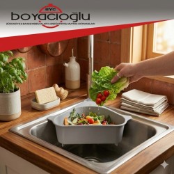 MELODY M-115 LAVABÖ ÇÖPLÜĞÜ ÜÇGEN SÜZGEÇ