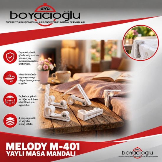 MELODY M-401 YAYLI MASA MANDALI