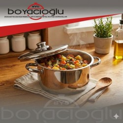 GÜLSAN MEGA DERİN TENCERE 20X10CM