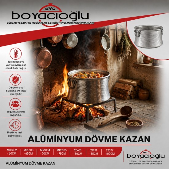 ALÜMİNYUM DÖVME KAZAN 65CM