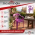 MEVSİM DELSAN KLASİK SANDALYE-LİLA