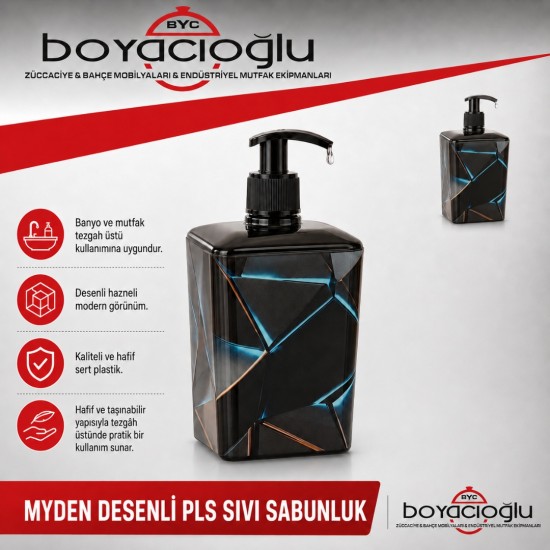 MYDEN DESENLİ PLS SIVI SABUNLUK