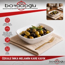 ÖZKALE İMKA MELAMİN KARE KAYIK 12CM