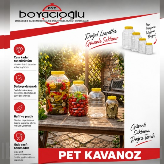 PET KAVANOZ 10LT