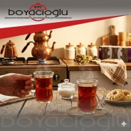 RAYAN İSTIK. KEYİF KULPLU ÇAY BARDAK 6LI