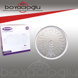 RAYAN GUZMANYA CAM PASTA TABAK 6LI 16CM RAYAN GUZMANYA CAM PASTA TABAK 6LI 16CM