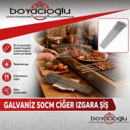 GALVANİZ 50CM CİĞER IZGARA ŞİŞ