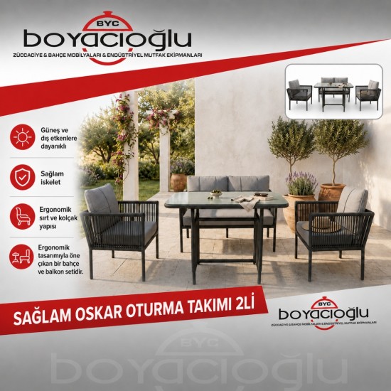 SAĞLAM OSKAR OTURMA TAKIMI 2Lİ