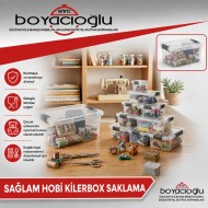 SAĞLAM 0408 HOBİ KİLERBOX SAKLAMA 9NO 50LT