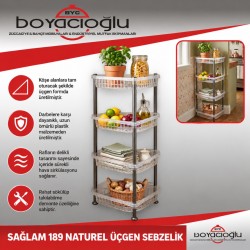 SAĞLAM 189 NATUREL ÜÇGEN SEBZELİK