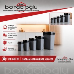 SAĞLAM 282 HİPPO GİRDAP KLİK ÇÖP 3NO 15LT