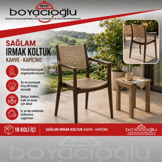 SAĞLAM IRMAK KOLTUK KAHVE -KAPİÇİNO