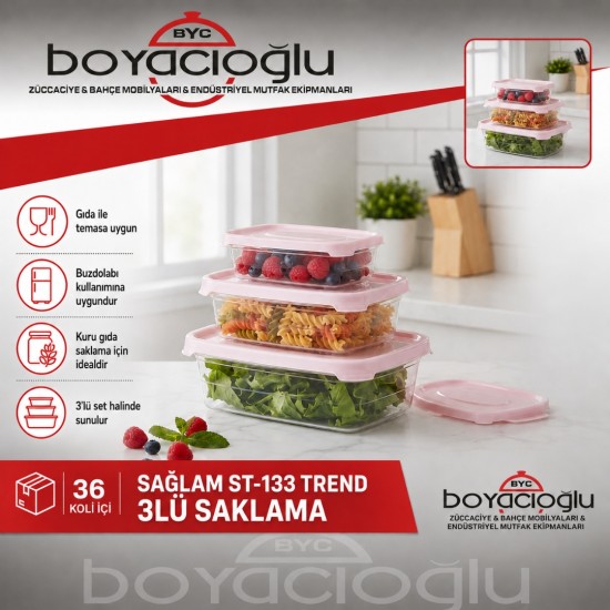 SAĞLAM ST-133 TREND 3LÜ SAKLAMA