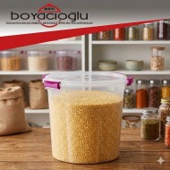 SAĞLAM ST122 ŞEFFAF BAKLİYAT KOVASI 80LT