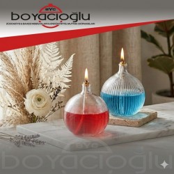 SİGMA SGM05802 CAM KANDİL MUMLUK