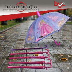 SKY-201 BARDAKLI ÇOCUK ŞEMSİYE KIZ