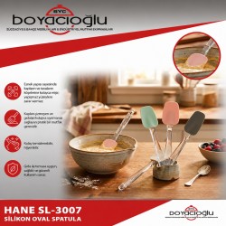HANE SL-3007 SİLİKON OVAL SPATULA