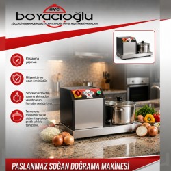 PASLANMAZ SOĞAN DOĞRAMA MAKİNESİ