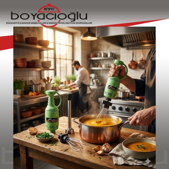 SÜPERMİKSER PROFESYONEL EL BLENDER+ÇIRPICI  S50