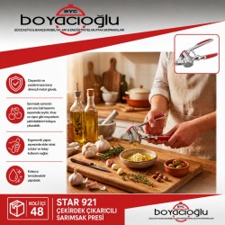 STAR 921 ÇEKİRDEK ÇIKARICILI SARIMSAK PRESİ
