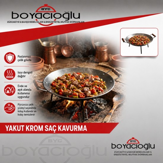 YAKUT KROM SAÇ KAVURMA 5NO 41CM
