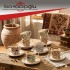 PORSİMA TE-207 NATURA 6LI KAHVE FİNCAN TK.