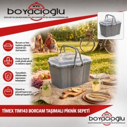 TİMEX TIM143 BORCAM TAŞIMALI PİKNİK SEPETİ