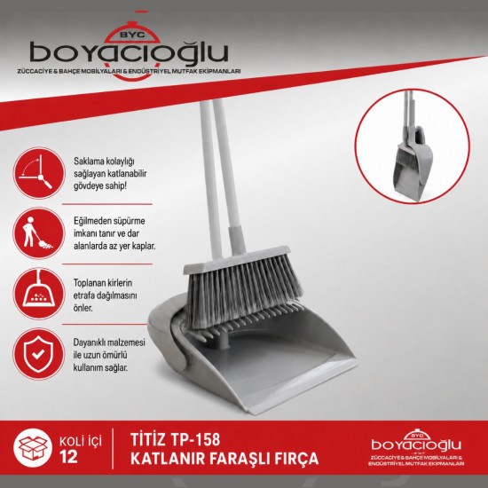 TİTİZ TP-158 KATLANIR FARAŞLI FIRÇA