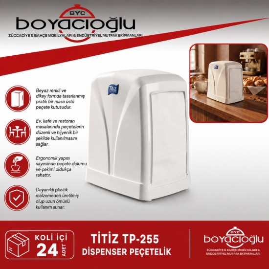 TİTİZ TP-255 DİSPENSER PEÇETELİK