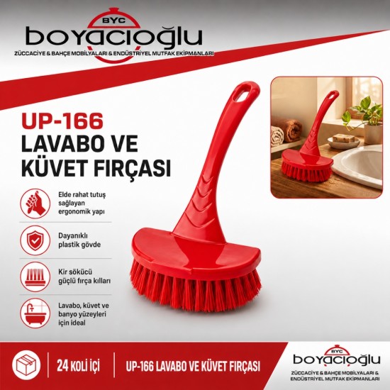 UP-166 LAVABO VE KÜVET FIRÇASI