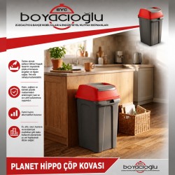 PLANET UP238 HİPPO ÇÖP KOVASI 70LT